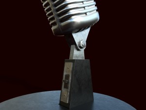 microphone 3D 모델
