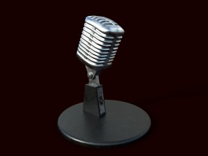 microphone 3D 모델