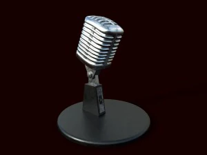 microphone 3D Model