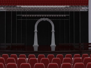 concert hall scene Modelo 3D