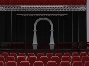 concert hall scene 3D Model