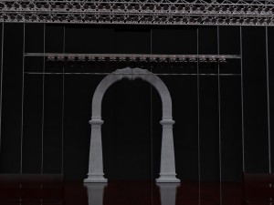 concert hall scene Modelo 3D