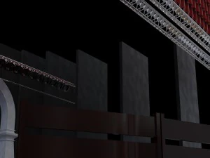 concert hall scene 3D Model