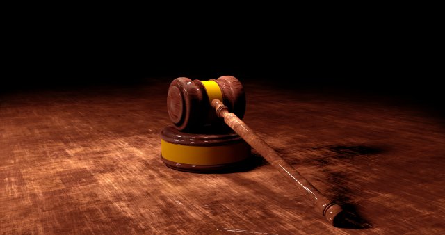 judge hammer 3D Model .c4d .max .obj .3ds .fbx .stl .blend 