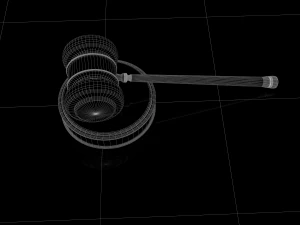 judge hammer 3D Model