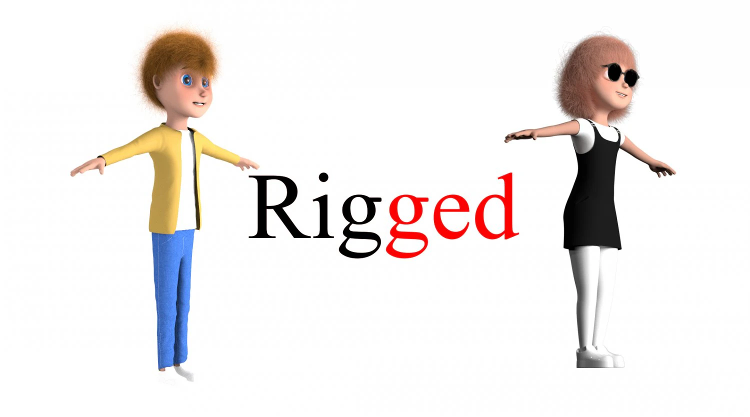 characters 3D Model .c4d .max .obj .3ds .fbx .stl .blend