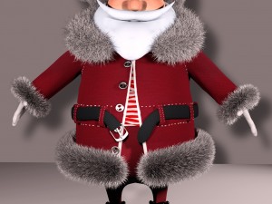 santa 3D मॉडल
