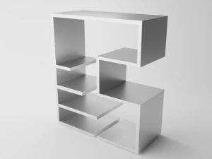 une &eacute;tag&egrave;re Modèle 3D