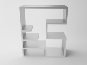 a shelf 3D Model