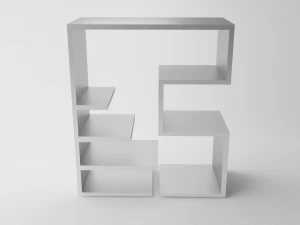 a shelf 3D Model