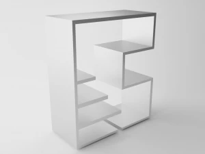 a shelf 3D Model