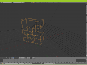 a shelf 3D Model