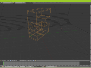a shelf 3D Model