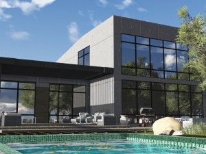 modern building-1 Model 3D