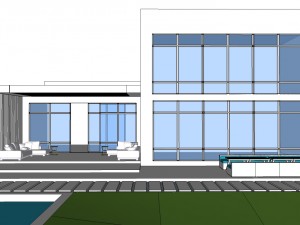 modern building-1 Model 3D