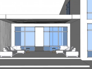 modern building-1 Model 3D
