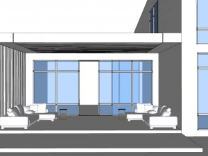 modern building-1 3D Model