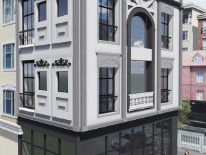 modern building-2 3D मॉडल