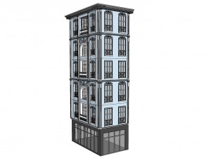 modern building-2 3D मॉडल