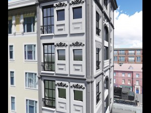 modern building-2 3D मॉडल