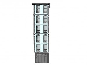 modern building-2 3D मॉडल