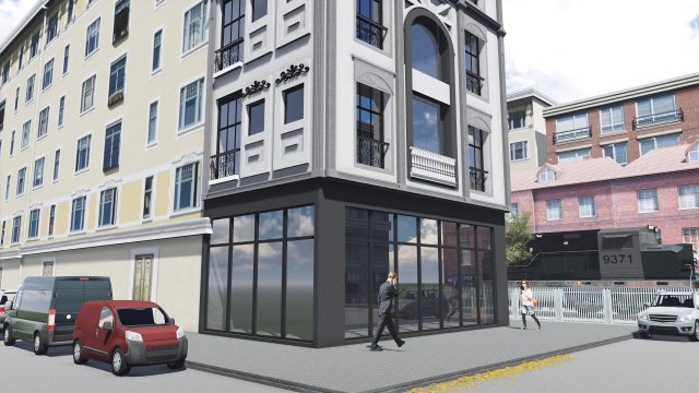 modern building-2 3D मॉडल .c4d .max .obj .3ds .fbx .stl .blend 