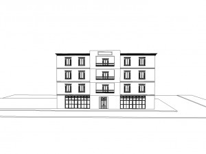 modern building-3 3D Модель