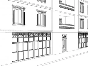 modern building-3 3D Model