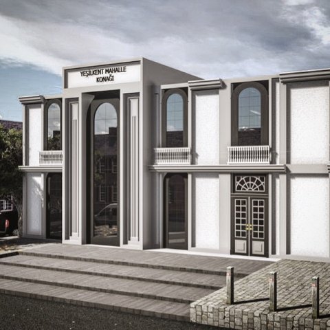 modern building-4 Modelo 3D .c4d .max .obj .3ds .fbx .stl .blend