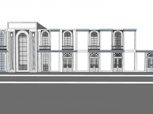 edificio moderno-4 Modelo 3D