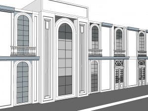 modern building-4 Modelo 3D