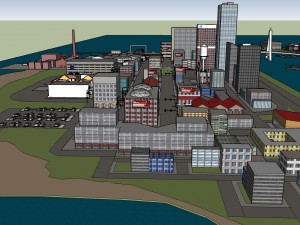 the big city Modelo 3D