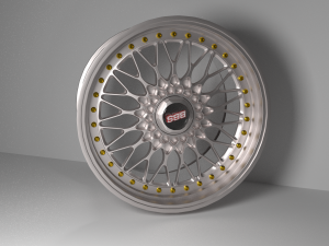 bbs rs sport rim high poly rim 3D Model