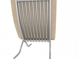 chair with leather pillow 3Dモデル