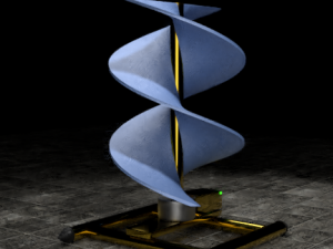vertical sci-fi wind turbine Modelo 3D