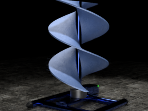 vertical sci-fi wind turbine 3D Model