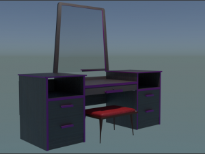 dressing table 3D Model