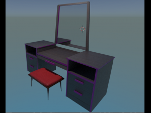 dressing table 3D 모델