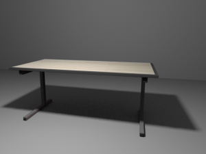 table low-poly 3D Model