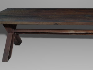 table of wood 3D Model