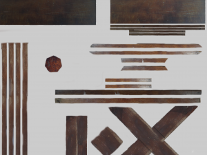 table of wood 3D Model