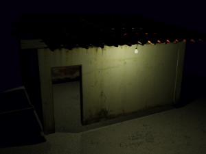 house typical low class Modello 3D