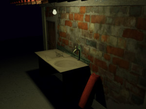 house typical low class Modello 3D