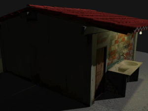 house typical low class 3D Model