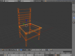 simple chair Modelo 3D