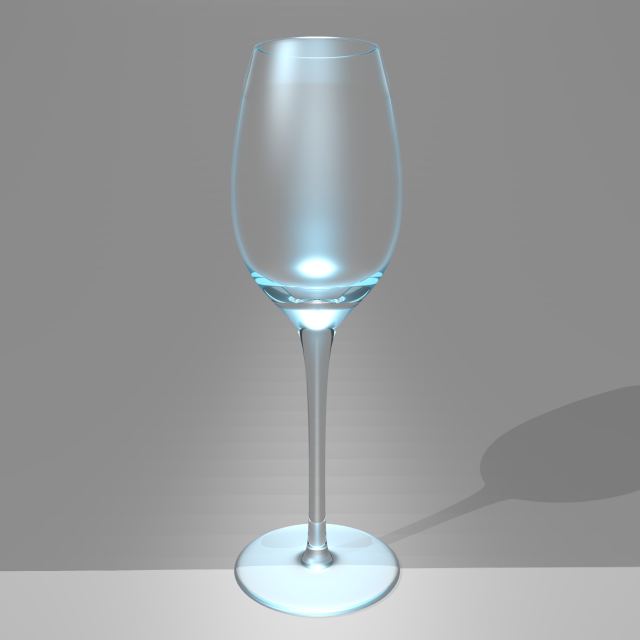 wine glass 3D Model .c4d .max .obj .3ds .fbx .stl .blend 