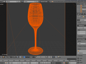 wine glass 3D Model