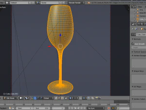 wine glass 3D Model