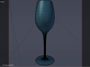 wine glass 3D Model