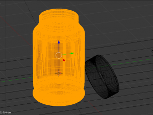 capsules bottle 3D 模型